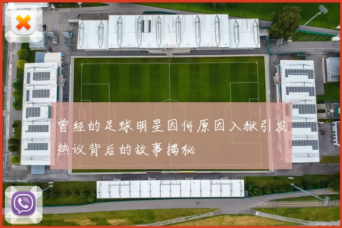 曾经的足球明星因何原因入狱引发热议背后的故事揭秘
